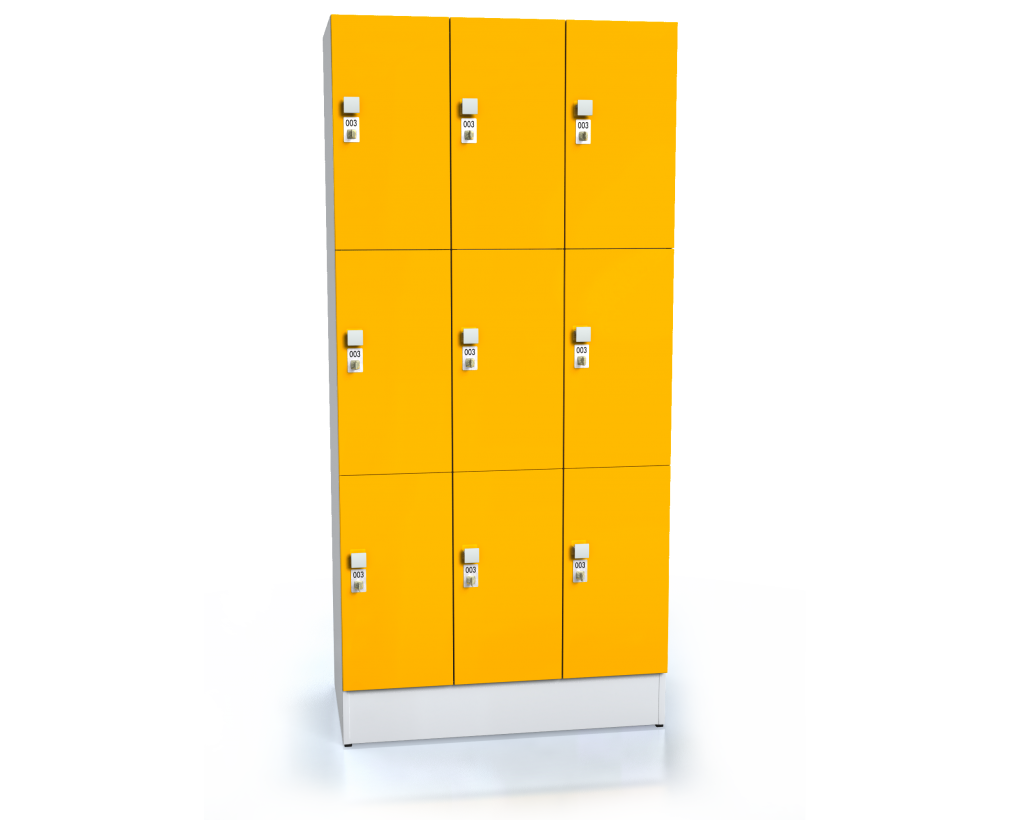 Premium lockers with nine lockable boxes ALFORT AD 1920 x 900 x 520